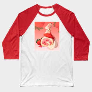 Strawberry Mermaid Baseball T-Shirt